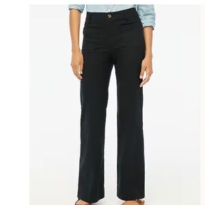 J. Crew Lizzie high-rise patch-pocket wide-leg pant size 33T